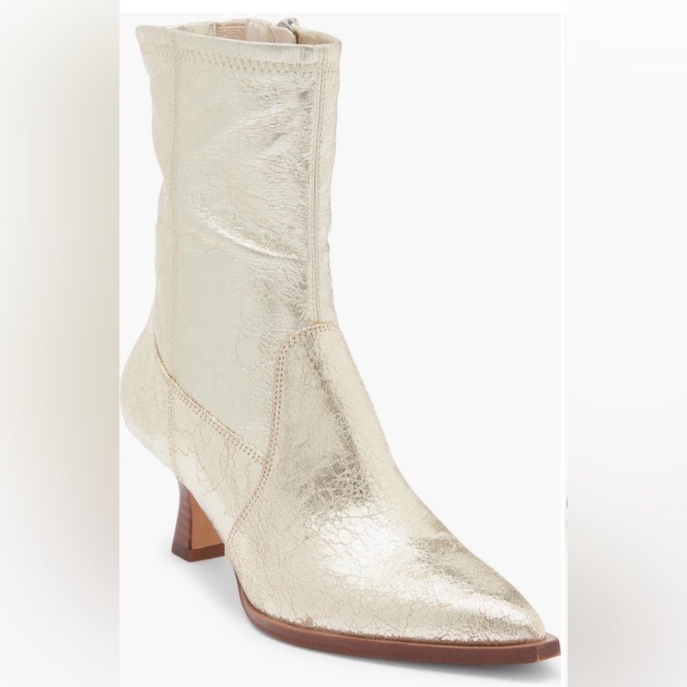 Dolce Vita Metallic Heeled Boots